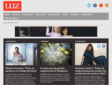Tablet Screenshot of luz.perfil.com