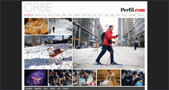 Desktop Screenshot of orbe.perfil.com