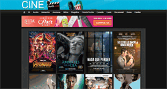 Desktop Screenshot of cine.perfil.com