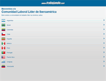 Tablet Screenshot of empleos.perfil.com