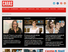 Tablet Screenshot of caras.perfil.com